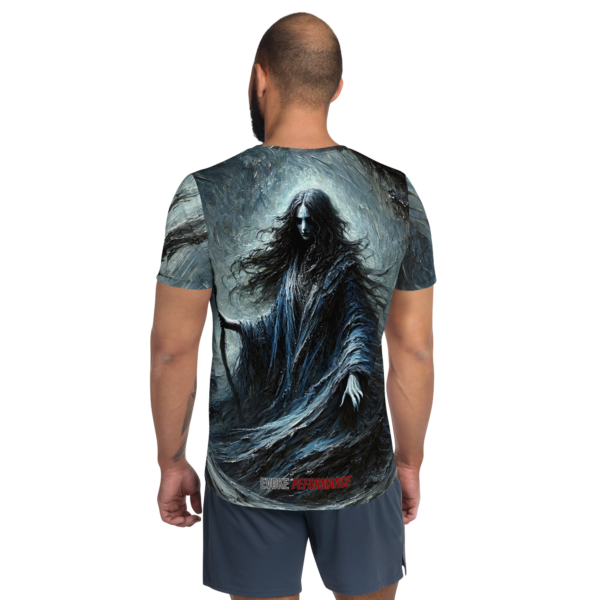 Hel's Embrace All-Over Print Men's Athletic Shirt - Norse Mythology Inspired Performance Wear - Image 2