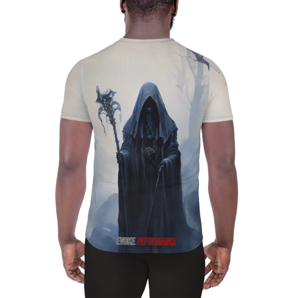 Harbinger of Shadows - Men's All-Over-Print Athletic Shirt | Moisture-Wicking Performance Tee for Combat Sports Enthusiasts - Image 2