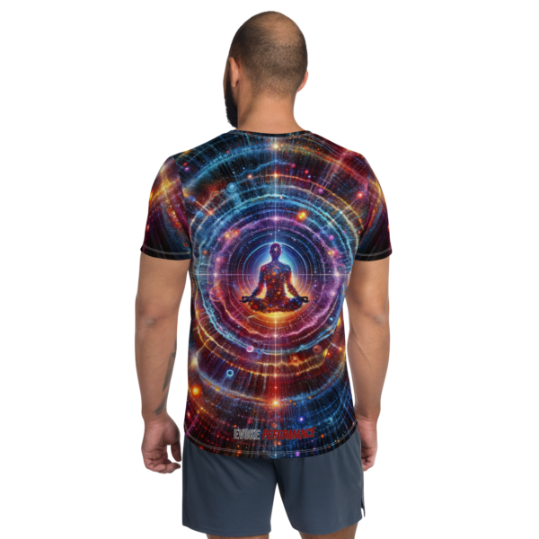 Cosmic Meditation Men's All-Over-Print Athletic Shirt | Performance Wear for Combat Sports & Outdoor Enthusiasts - Image 2