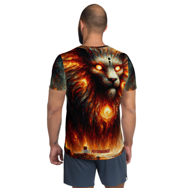 Inferno Guardian All-Over-Print Athletic Shirt for Men – Premium Performance Wear for Combat Sports & Outdoor Enthusiasts - Image 2