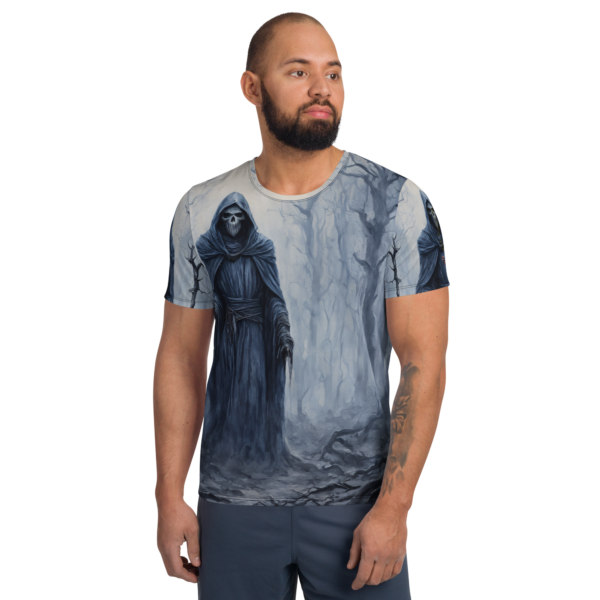 Men's All-Over-Print Athletic Shirt – Wraith of the Forsaken Woods | Combat Sports & Outdoor Enthusiasts