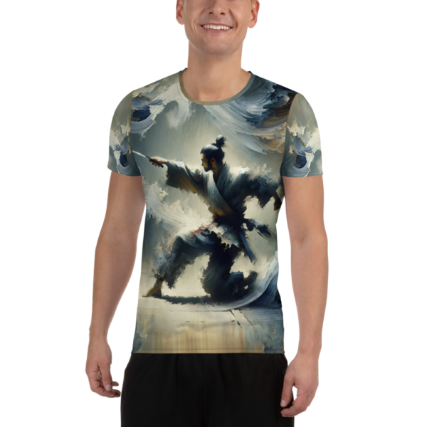 Men's All-Over-Print Martial Spirit Athletic Shirt | Moisture-Wicking Combat Sports Performance Tee