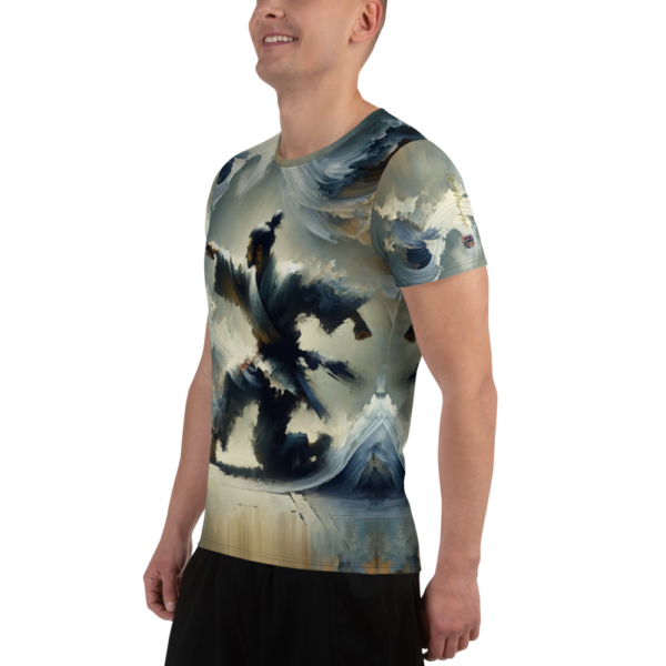 Men's All-Over-Print Martial Spirit Athletic Shirt | Moisture-Wicking Combat Sports Performance Tee - Image 4