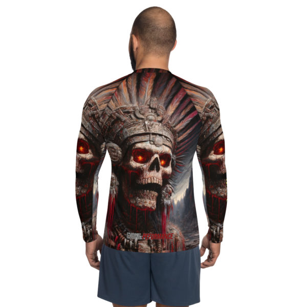 Men's Combat Sports Rash Guard - Mictlantecuhtli Design | UPF 50+ Protection - Image 2