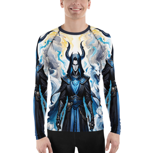 Guardian of the Netherworld Men's Combat Sports Rash Guard - Long Sleeve UPF 50+ Protection