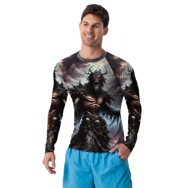 Valkor Rash Guard | Men's Long Sleeve Performance Shirt - Gothic & Dark Fantasy Design