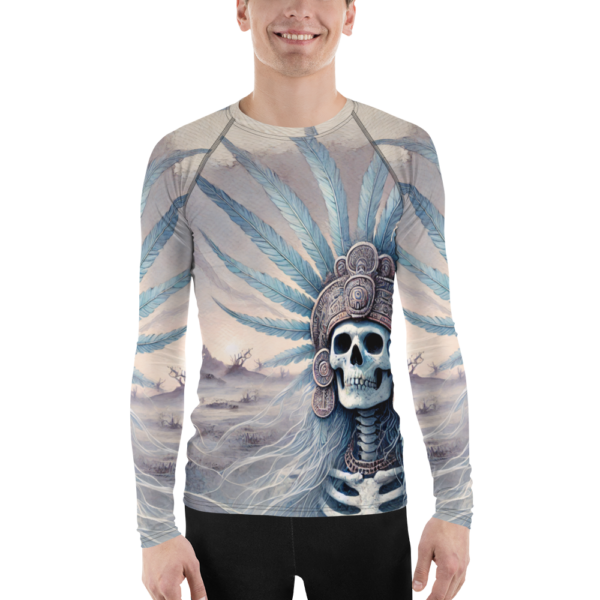 "Xolotl's Lament Men's Long-Sleeve Rash Guard - Combat & Outdoor Performance Wear