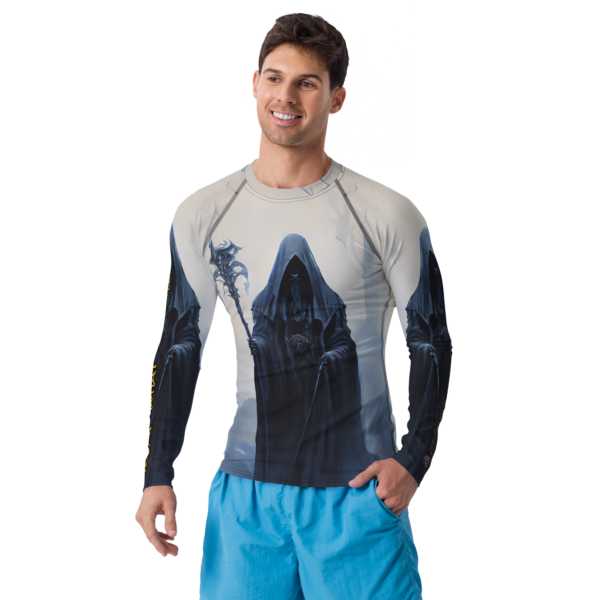 Harbinger of Shadows Men's Long-Sleeve Rash Guard - Combat Sports & Outdoor Protection