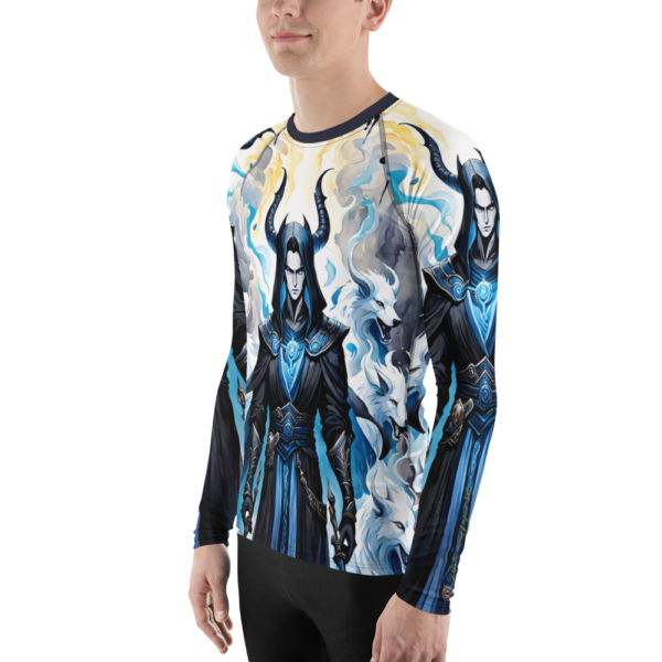 Guardian of the Netherworld Men's Combat Sports Rash Guard - Long Sleeve UPF 50+ Protection - Image 3