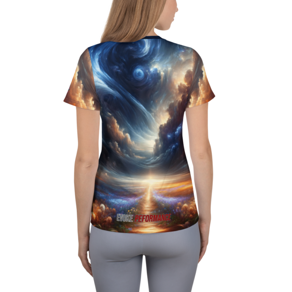 Celestial Symphony Women's Athletic Shirt - Moisture-Wicking for Combat Sports - Image 2