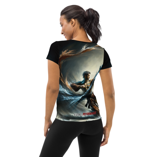 Women's All-Over-Print Athletic Shirt - Combat Sports & Outdoor Enthusiasts - Moisture-Wicking Performance Tee - Image 2