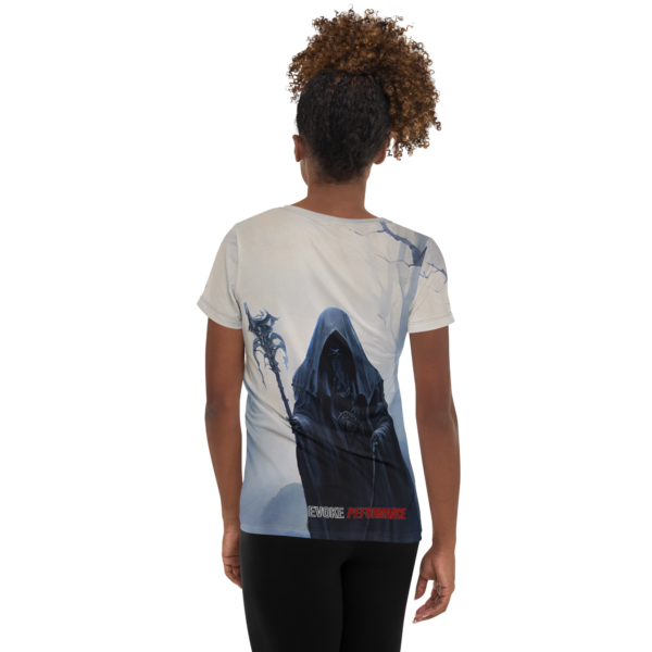 Women's All-Over-Print Athletic Shirt - Harbinger of Shadows - Perfect for Combat Sports & Outdoor Enthusiasts - Image 2