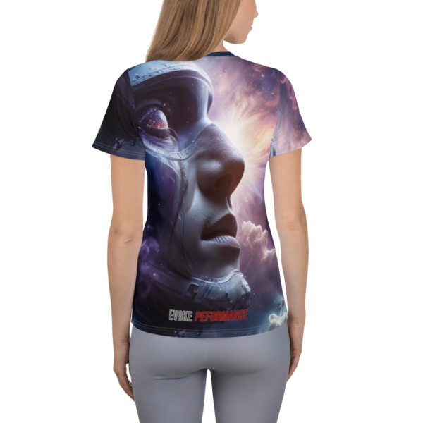 Women's All-Over-Print Athletic Shirt – Stellar Awakening | Moisture-Wicking Performance Shirt for Combat Sports and Outdoor Enthusiasts - Image 2