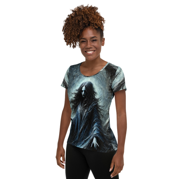 Hel's Embrace Women's All-Over-Print Athletic Shirt - Moisture-Wicking Performance Wear for Combat Sports - Image 3