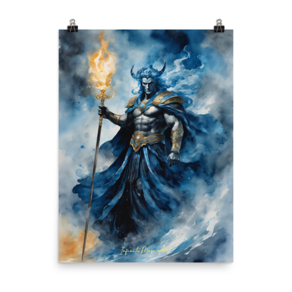 Hades, Lord of the Underworld - 18x24in Museum-Quality Japanese Poster Paper Print