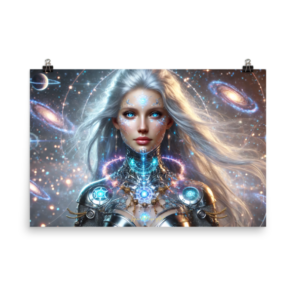 Celestial Empress of the Cosmos - 24x36in Japanese Poster Print