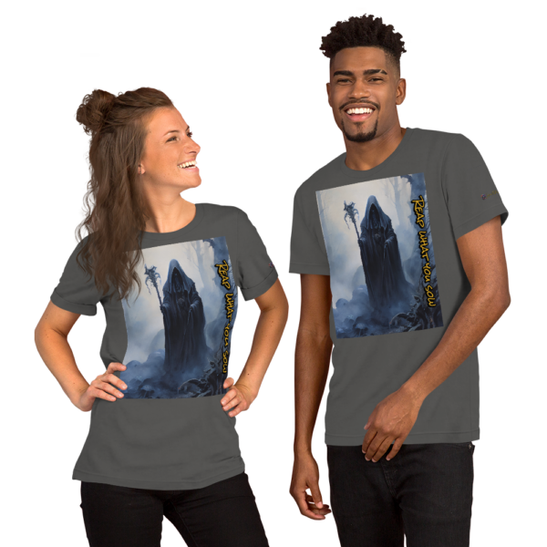 Harbinger of Shadows T-Shirt - Unisex Comfort Fit, Dark Gothic Art Tee - Image 6