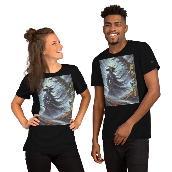 The Harbinger of Souls – Unisex Gothic T-Shirt | Old-Fashioned Comfort Fit - Image 2