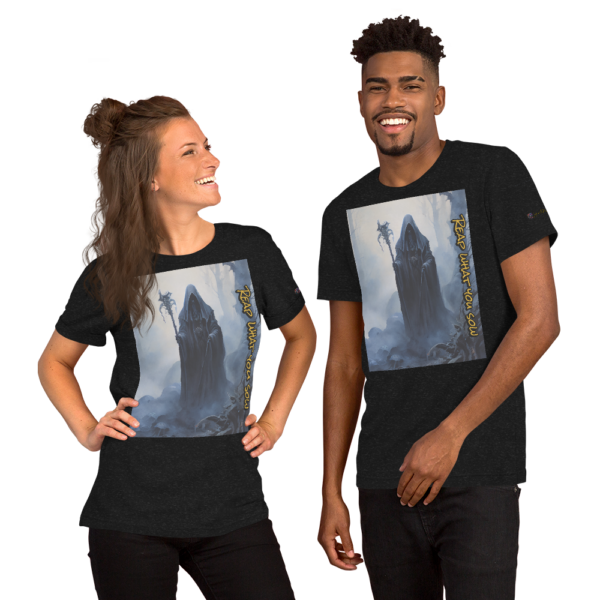 Harbinger of Shadows T-Shirt - Unisex Comfort Fit, Dark Gothic Art Tee