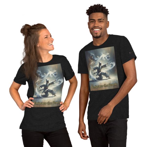 "Embrace the Storm" Martial Spirit Unisex T-Shirt | Comfort Fit Old Fashioned Tee