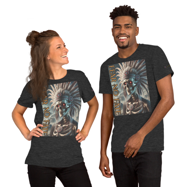 Fear No Fate | Old Fashioned Comfort Fit Unisex T-Shirt with Gothic Mictlantecuhtli Design - Image 5