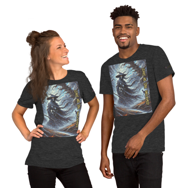 The Harbinger of Souls – Unisex Gothic T-Shirt | Old-Fashioned Comfort Fit - Image 7