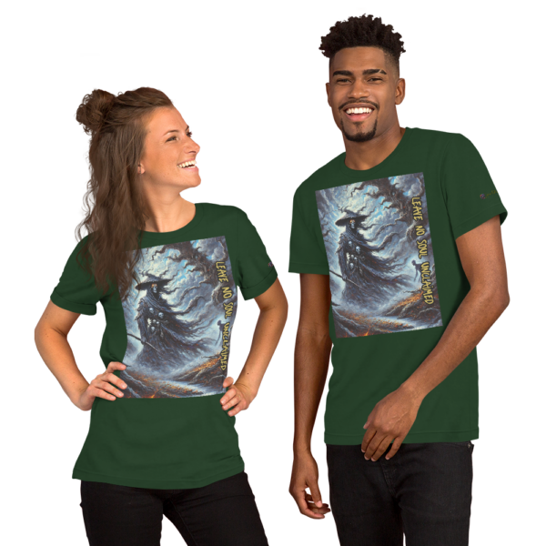 The Harbinger of Souls – Unisex Gothic T-Shirt | Old-Fashioned Comfort Fit - Image 6