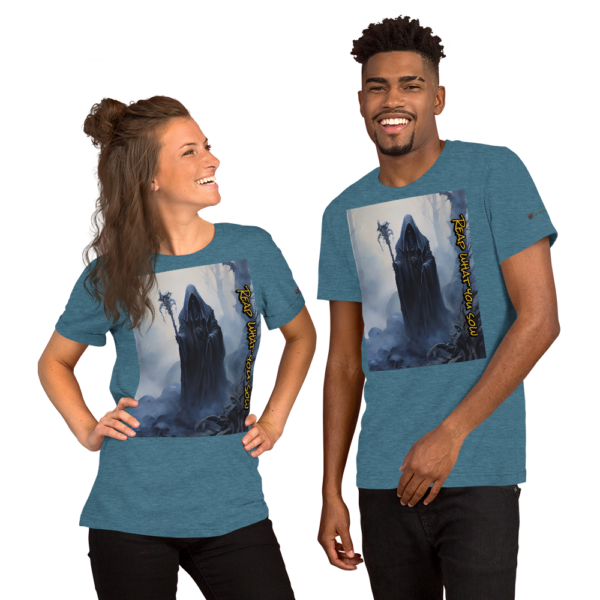 Harbinger of Shadows T-Shirt - Unisex Comfort Fit, Dark Gothic Art Tee - Image 7