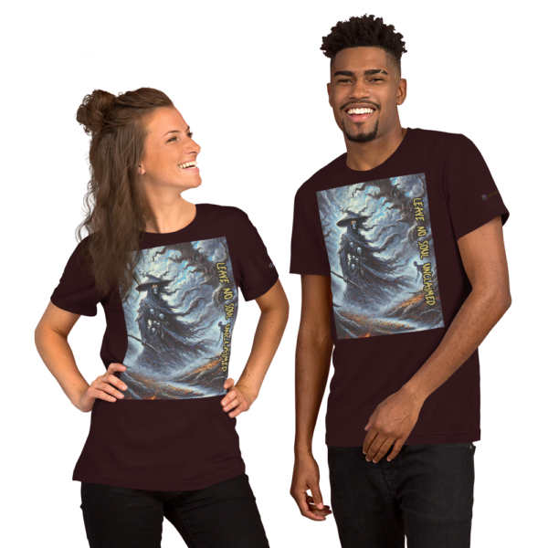 The Harbinger of Souls – Unisex Gothic T-Shirt | Old-Fashioned Comfort Fit - Image 3