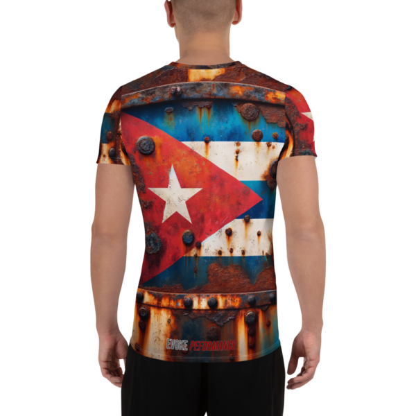 Men's All-Over-Print Athletic Shirt – "Rustic Cuban Strength" Combat Sports Edition - Image 2