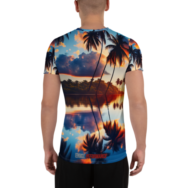 Cuban Radiance All-Over Print Athletic Shirt for Men | Combat Sports & Outdoor Enthusiasts - Image 2