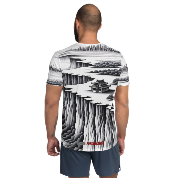 "Bridging Realms" All-Over Print Athletic Shirt for Combat Sports Enthusiasts - Image 2