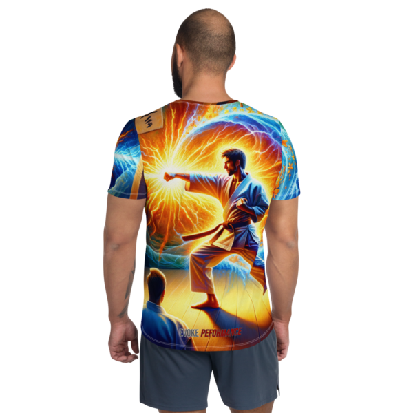 Cosmic Dojo All-Over Print Men's Athletic Shirt - Image 2