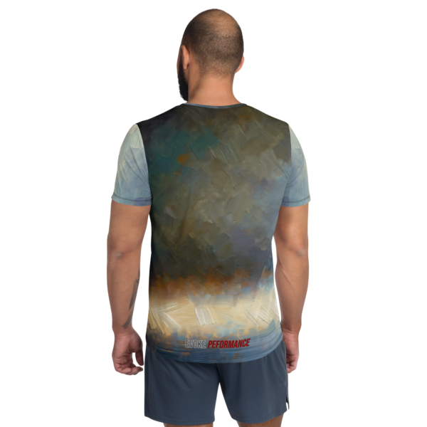 Zen Resonance All-Over Print Athletic Shirt for Men - Image 2