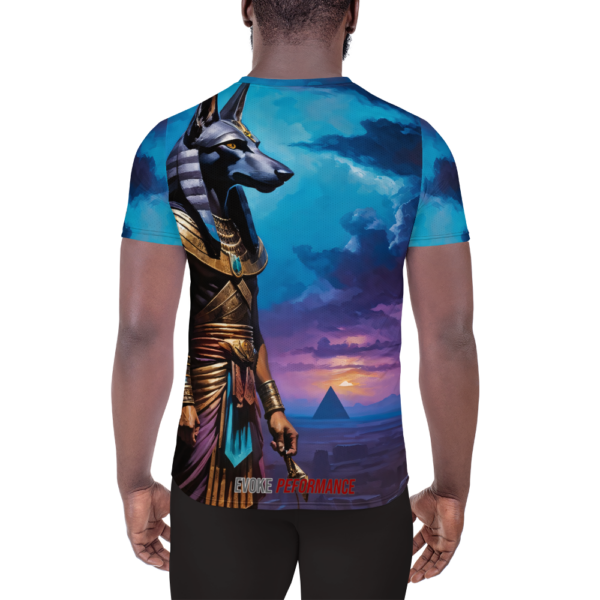 Guardian of the Underworld - Anubis Athletic Shirt for Men - Image 2