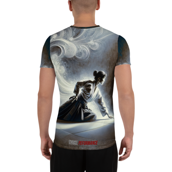 Celestial Kata All-Over-Print Men's Athletic Shirt – Ultimate Combat Sports Gear - Image 2