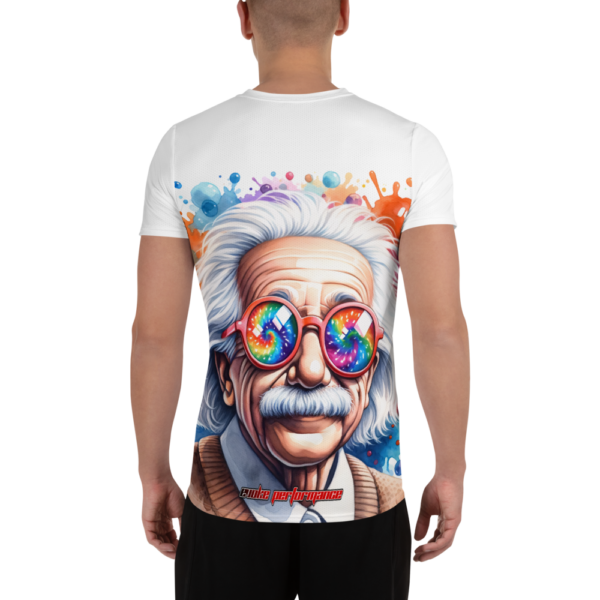 Whimsical Wisdom All-Over Print Men's Athletic T-Shirt – EVOKE Performance - Image 2