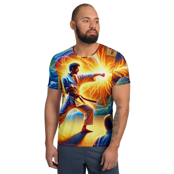 Cosmic Dojo All-Over Print Men's Athletic Shirt