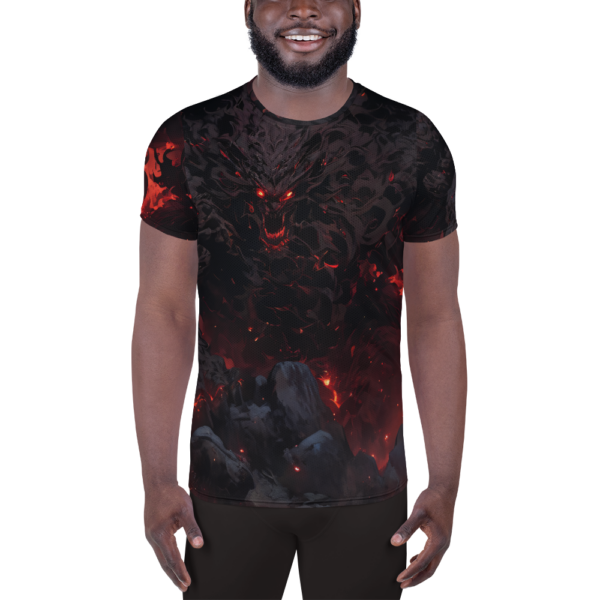 Infernal Overlord All-Over Print Athletic Shirt for Men