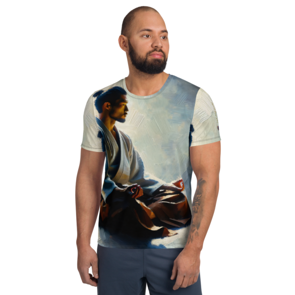 Zen Resonance All-Over Print Athletic Shirt for Men