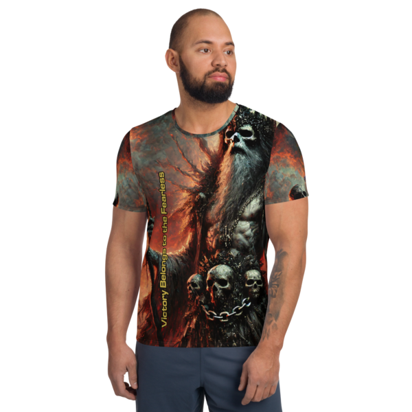 Throne of Hades – All-Over Print Men's Athletic T-Shirt | EVOKE Performance