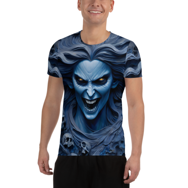 Harbinger of Shadows All-Over Print Men's Athletic T-Shirt