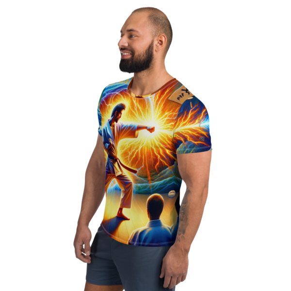 Cosmic Dojo All-Over Print Men's Athletic Shirt - Image 4