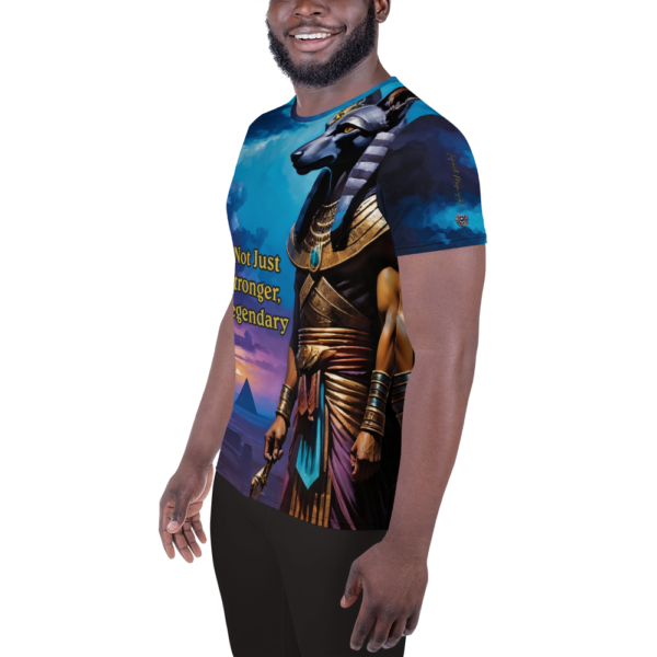 Guardian of the Underworld - Anubis Athletic Shirt for Men - Image 3