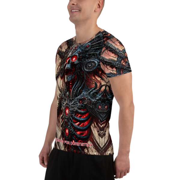 Regent of Ruin All-Over Print Men's Athletic T-Shirt – "Designed for Domination" - Image 3