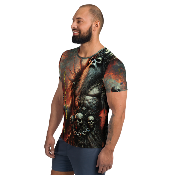 Throne of Hades – All-Over Print Men's Athletic T-Shirt | EVOKE Performance - Image 3