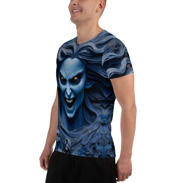 Harbinger of Shadows All-Over Print Men's Athletic T-Shirt - Image 3