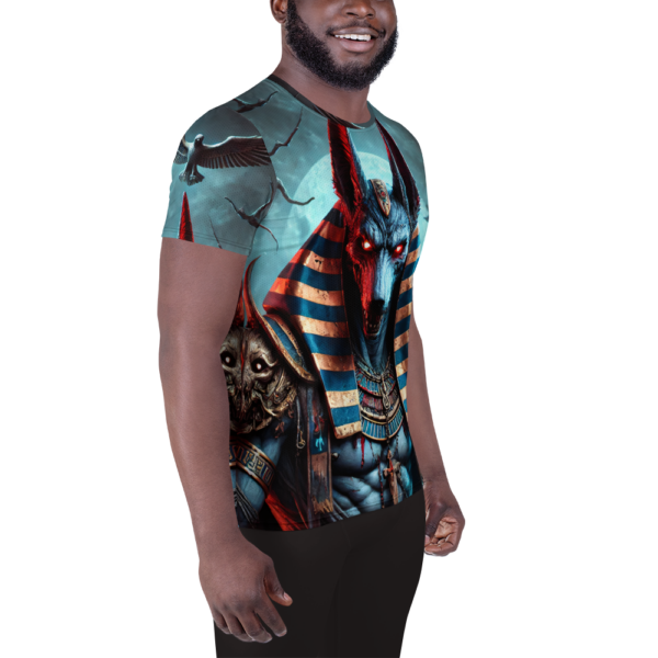 Anubis Reborn Men's All-Over-Print Athletic Shirt – Combat & Outdoor Enthusiast Performance Wear - Image 3