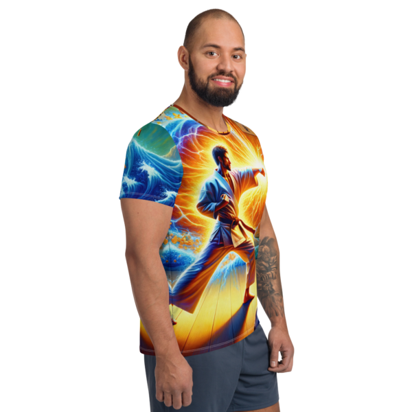 Cosmic Dojo All-Over Print Men's Athletic Shirt - Image 3