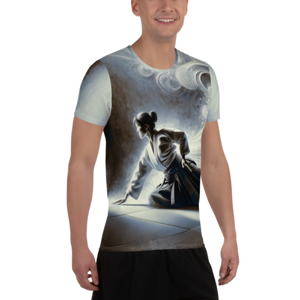 Celestial Kata All-Over-Print Men's Athletic Shirt – Ultimate Combat Sports Gear - Image 4